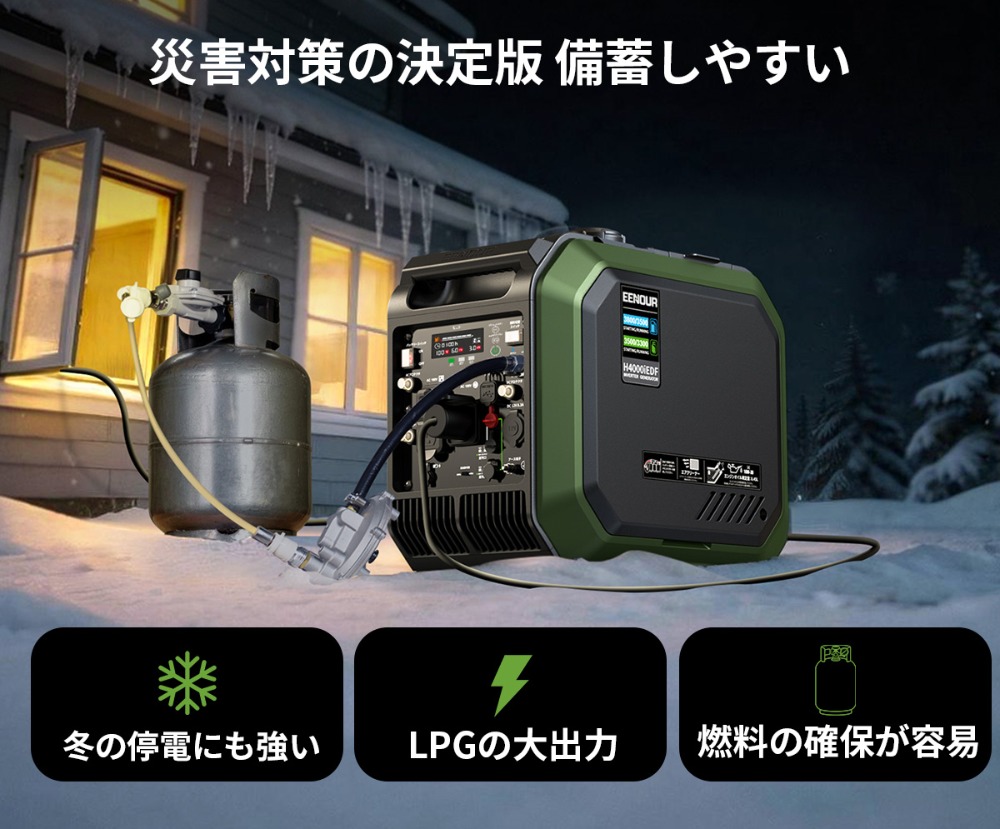 EENOUR、新型発電機を発売の画像