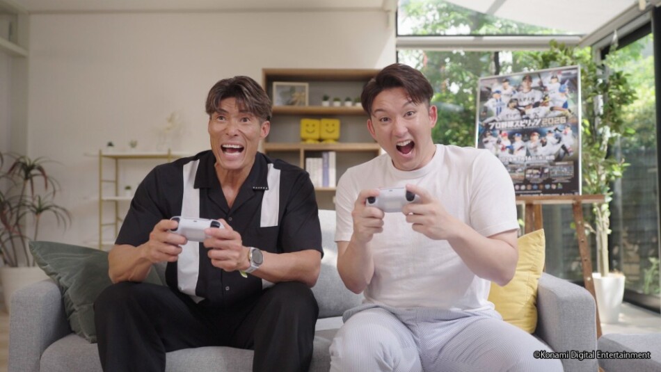プロ野球OBの糸井嘉男さんと杉谷拳士さんによる先行プレー