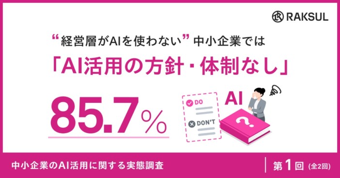 「AIの必要性を感じない」最多は経営者だった　導入のカギを握る人ほど動かない“ジレンマ”