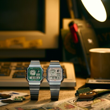 80年代LCアナログデザインを現代的にアレンジ　カシオの“CASIO CLASSIC”新色2モデルが7月17日発売