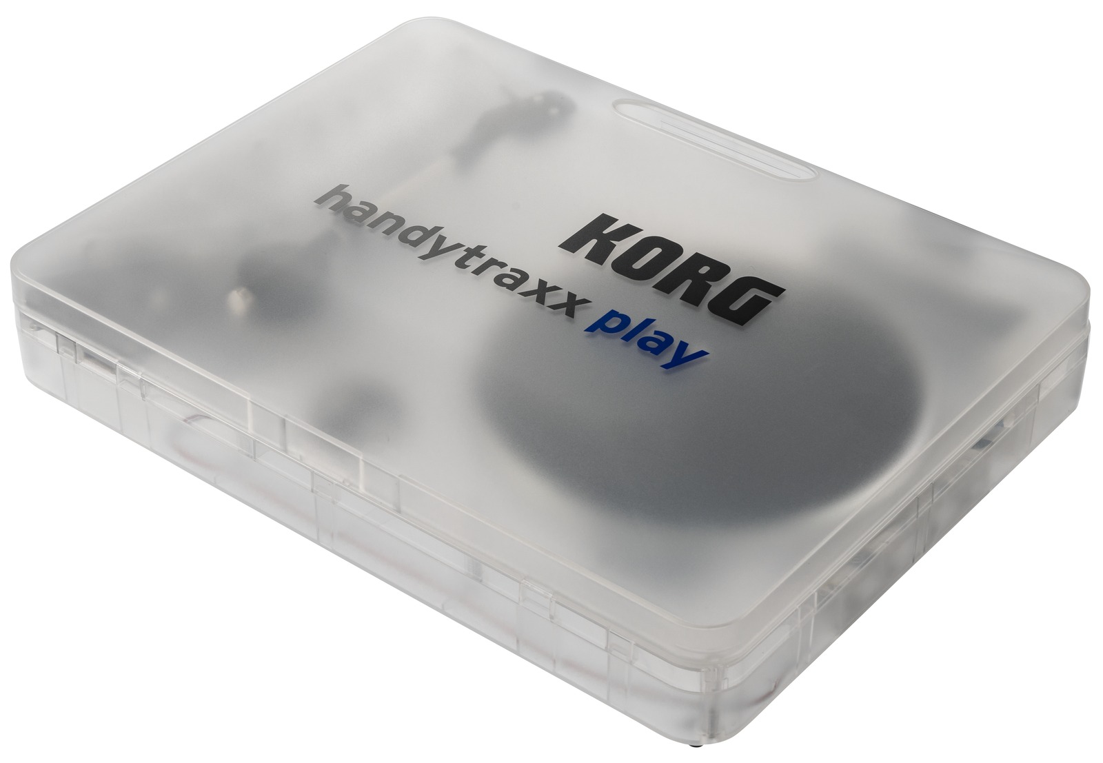 ポータブルレコードプレーヤー『handytraxx play Clear White』