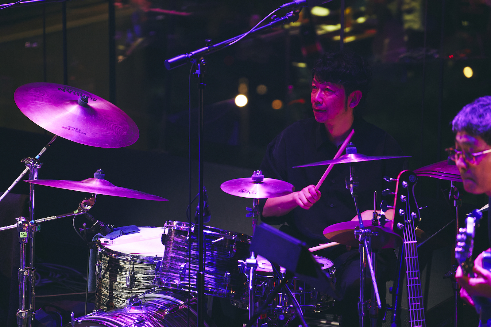 小松シゲル(Dr/NONA REEVES)(撮影=Yuma Totsuka)