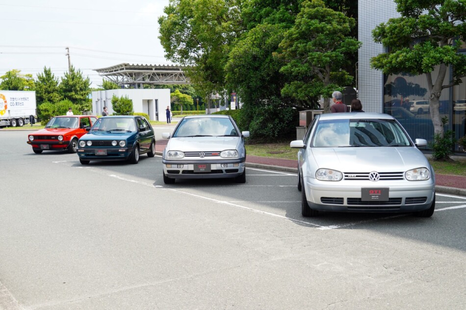 ずらりと並ぶGTI