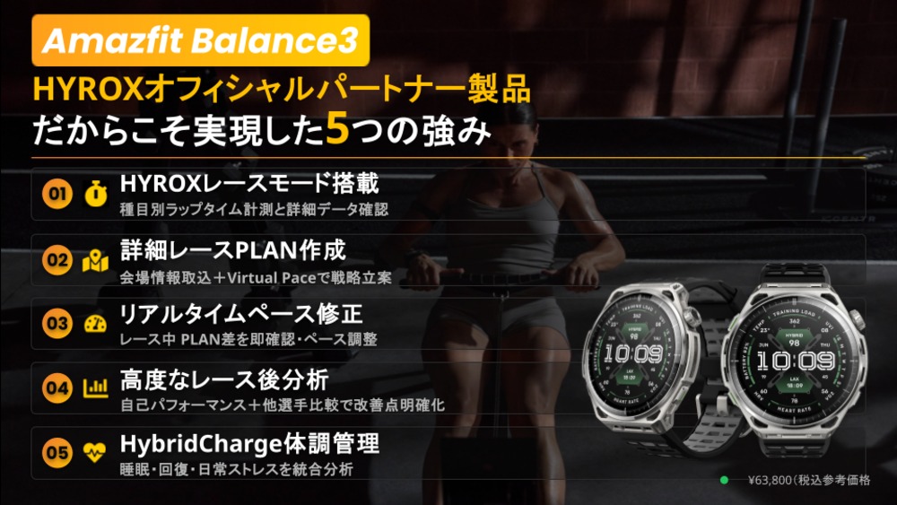 Amazfit Balance 3　特徴
