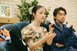合同取材会での橋本環奈と勝地涼