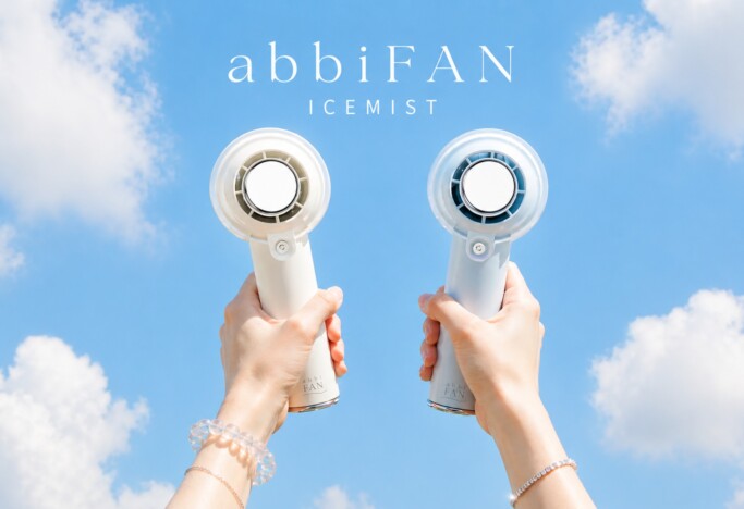 冷却プレート・微細ミスト・強風の3WAYを1台に　abbiFANのハンディファン『ICEMIST』登場