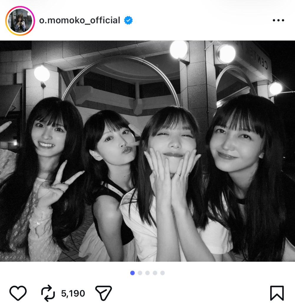 大園桃子 公式Instagram