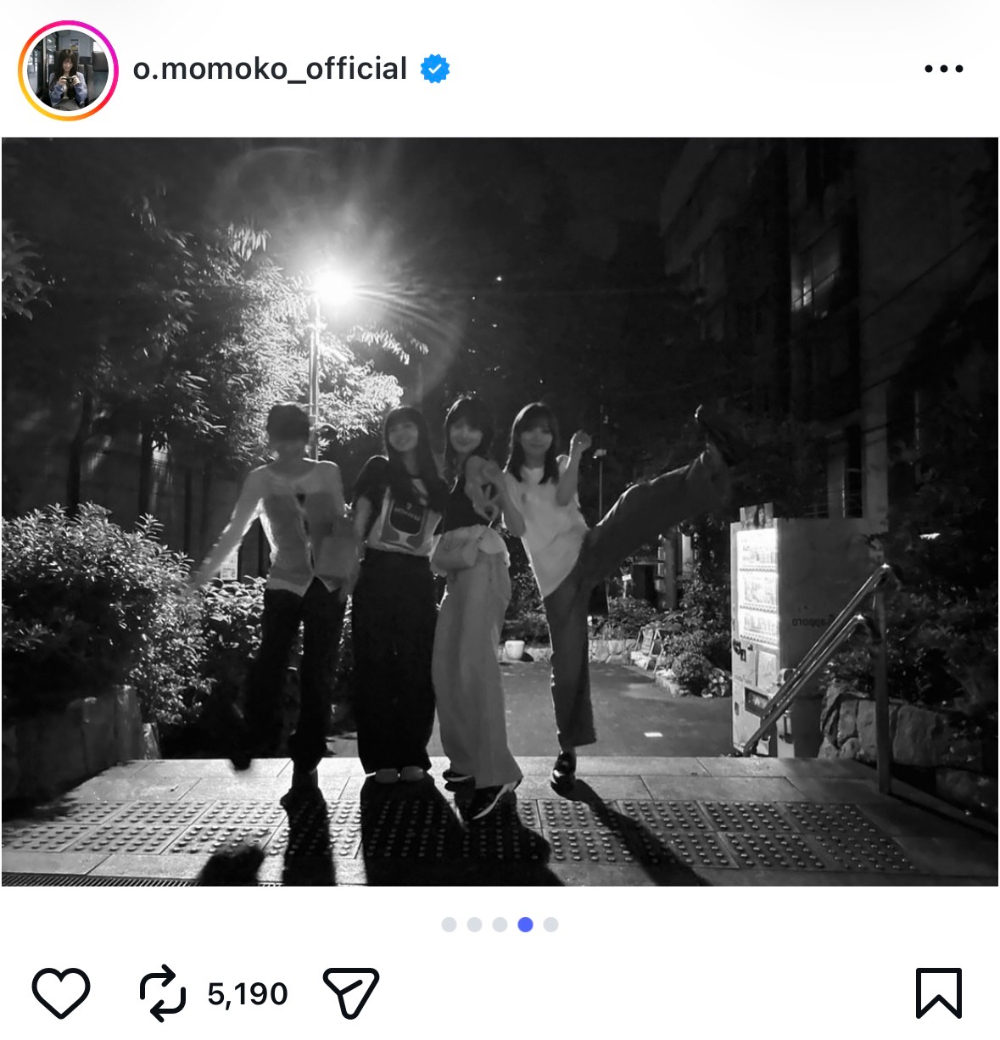 大園桃子 公式Instagram