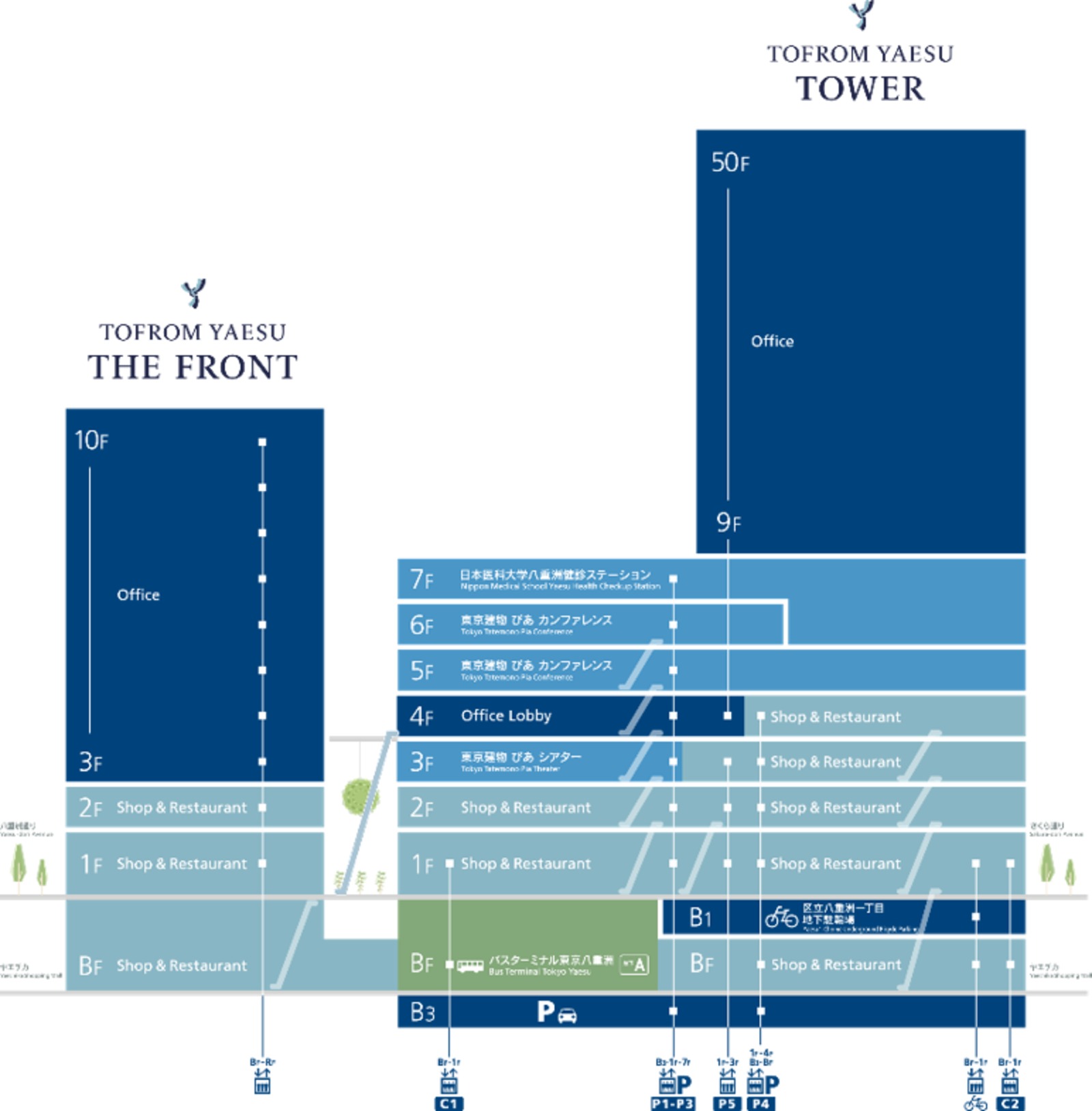 TOFROM YAESU TOWER、2026年9月開業の画像