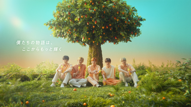 TOMORROW X TOGETHER、『サントリー天然水 きりっと果実』新CM出演 日本オリジナル最新曲を初公開の画像2