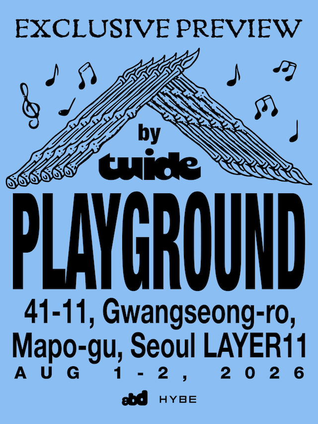 『TUIDE EXCLUSIVE PREVIEW [PLAYGROUND]』告知画像