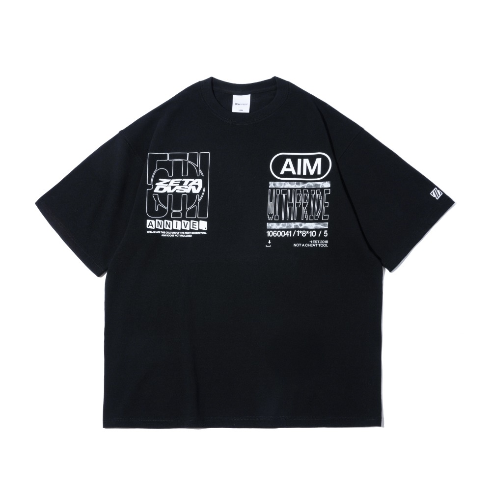 ZETA DIVISION 5TH ANNIVERSARY TEE / BLACK