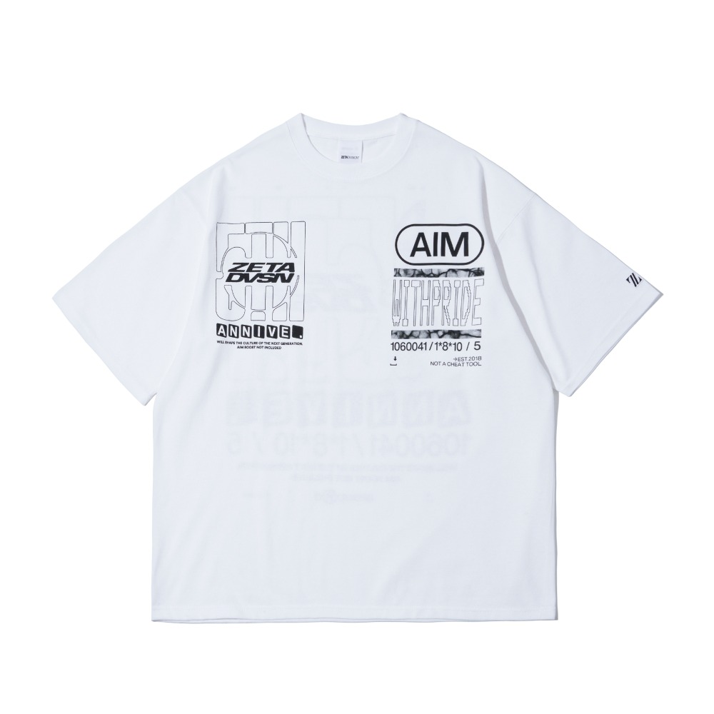ZETA DIVISION 5TH ANNIVERSARY TEE / WHITE