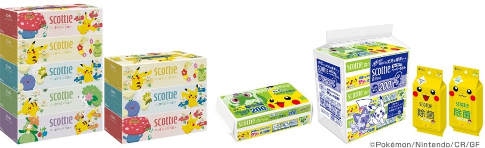 スコッティからポケモンデザイン商品登場