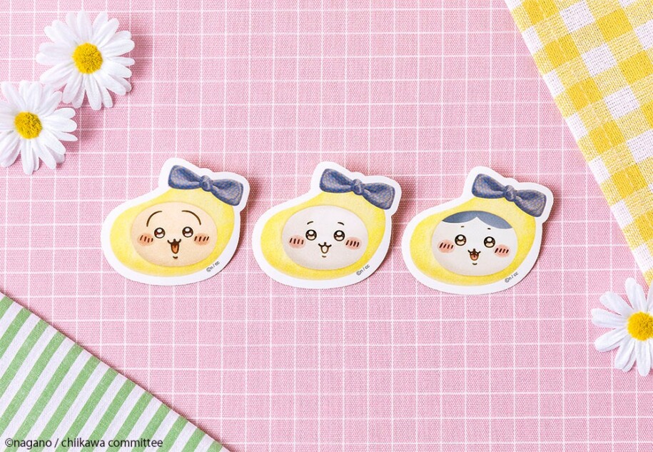 「ちいかわ」「ハチワレ」「うさぎ」のオリジナルステッカー