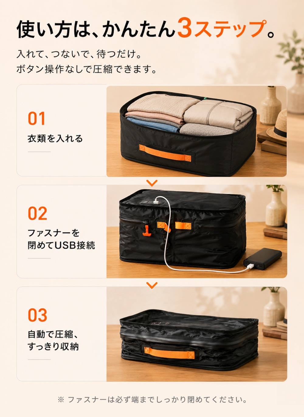 使い方3ステップ