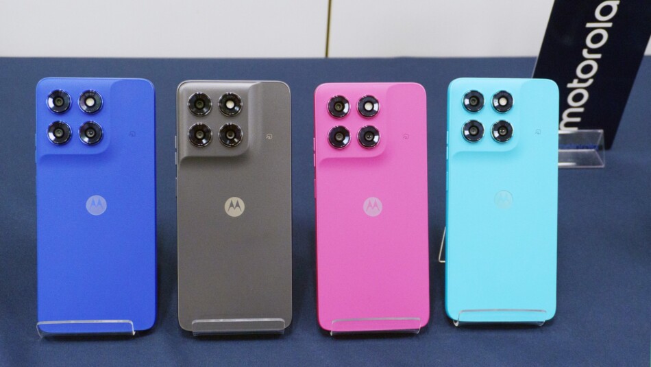 『moto g37』の4色