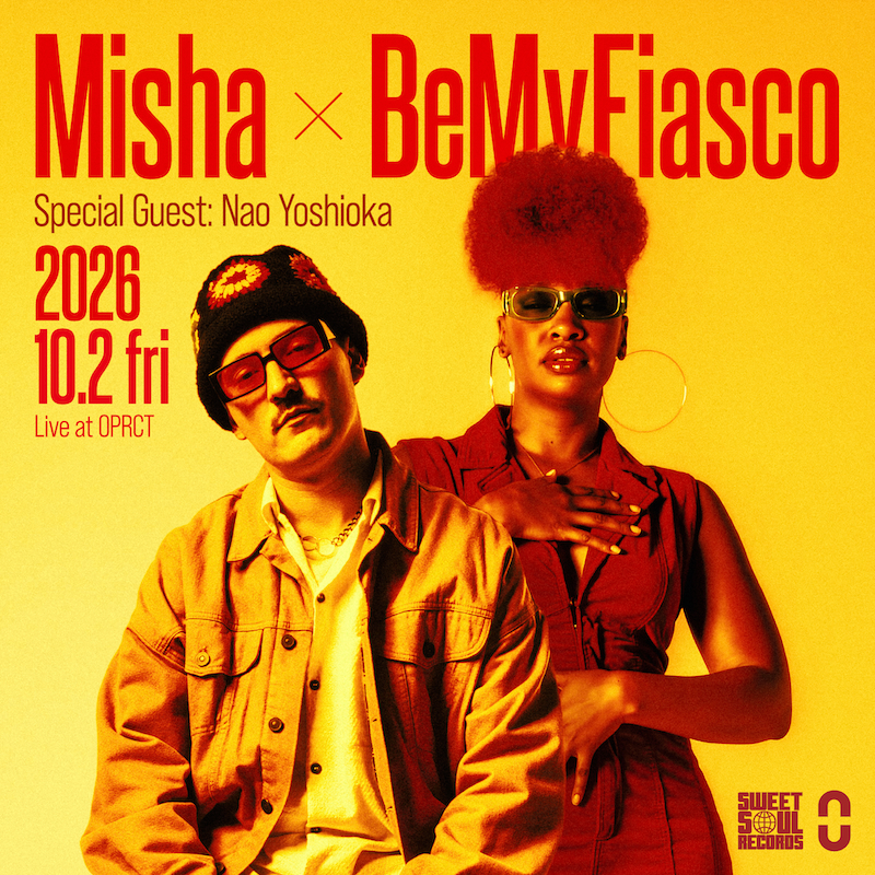 『Misha × BeMyFiasco Live at OPRCT』告知画像