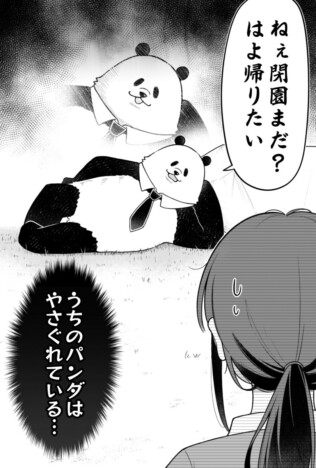 【漫画】動物園のパンダ、知られざる“裏の顔”とは？　飼育員との関係性にほっこり