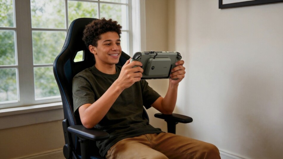 Gaming Switch 2 モバイルバッテリー付充電グリップ　使用イメージ