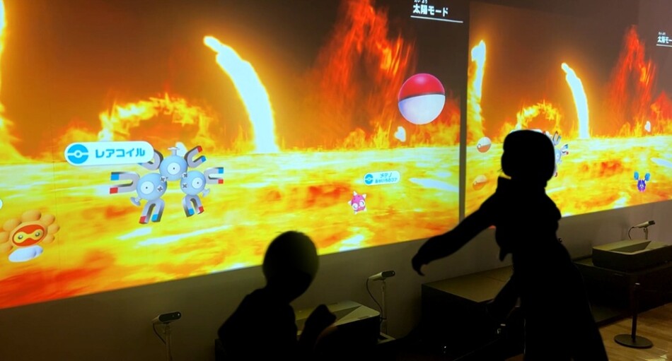 体験の様子　太陽