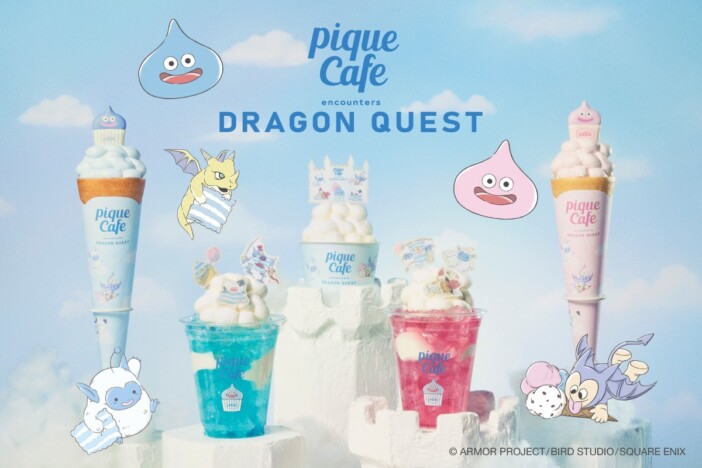 ジェラート ピケ カフェが『ドラゴンクエスト』とコラボ　スライムなどをあしらった夏スイーツを展開