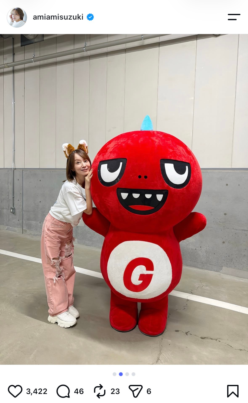 鈴木亜美 公式Instagramより