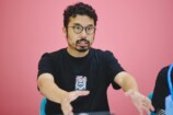 サイエンスコレクティブ「LOM BABY」青木寛和氏（撮影＝林直幸）