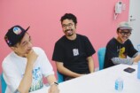 クリエイティブディレクター 星野一幸氏、サイエンスコレクティブ「LOM BABY」青木寛和氏、浪岡拓也氏（撮影＝林直幸）