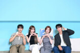 スタジオMCを務める4名。左から、ドギョム（SEVENTEEN）、YENA、イ・セヨン、ジョン・ヨンファ