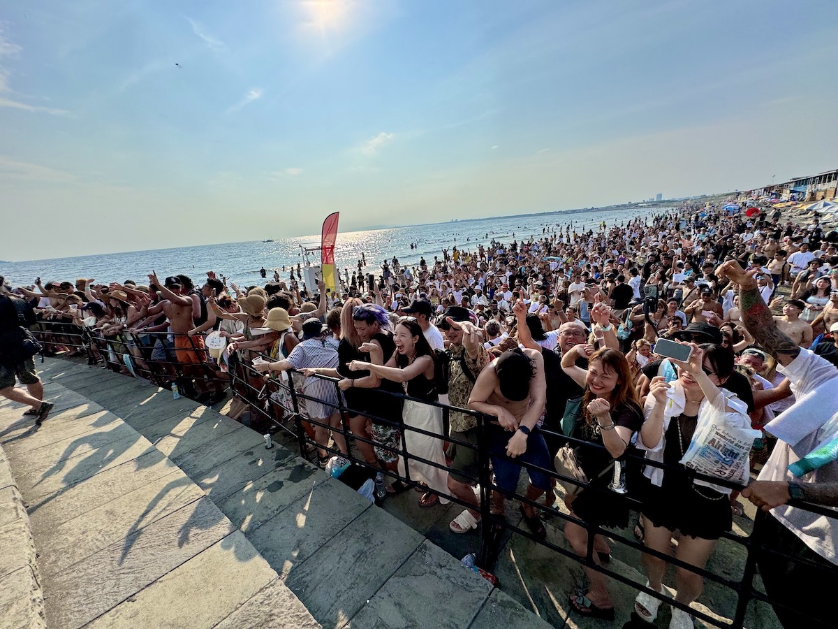 『江ノ島 TRANCE RAVE　~FREE BEACH PARTY~』（撮影＝金子正樹）