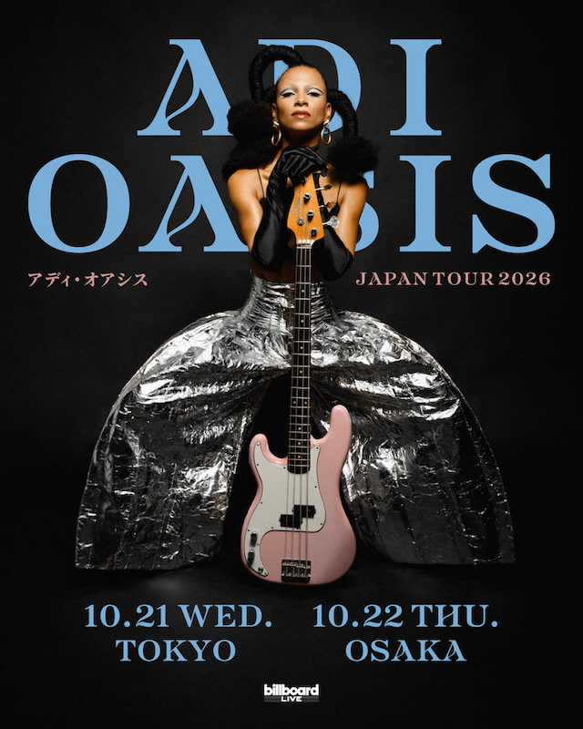 Adi Oasisビルボードライブ告知画像