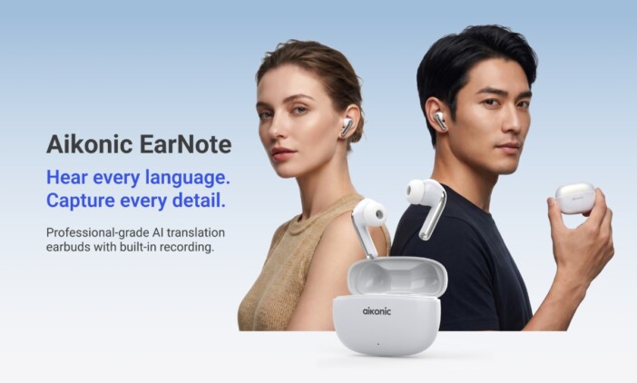 50言語対応のリアルタイム翻訳イヤホン『Aikonic EarNote』登場　LINEの通話録音にも対応