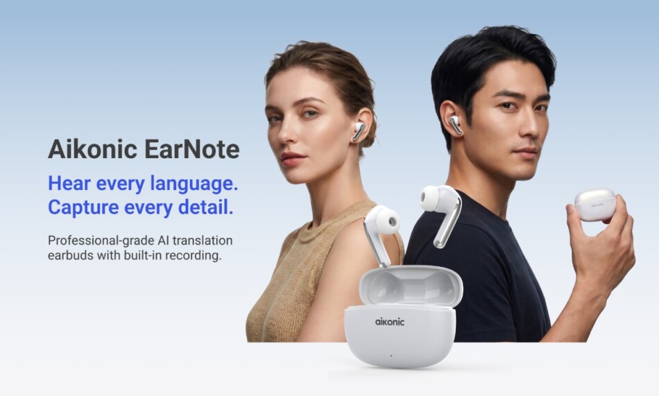 翻訳イヤホン『Aikonic EarNote』登場