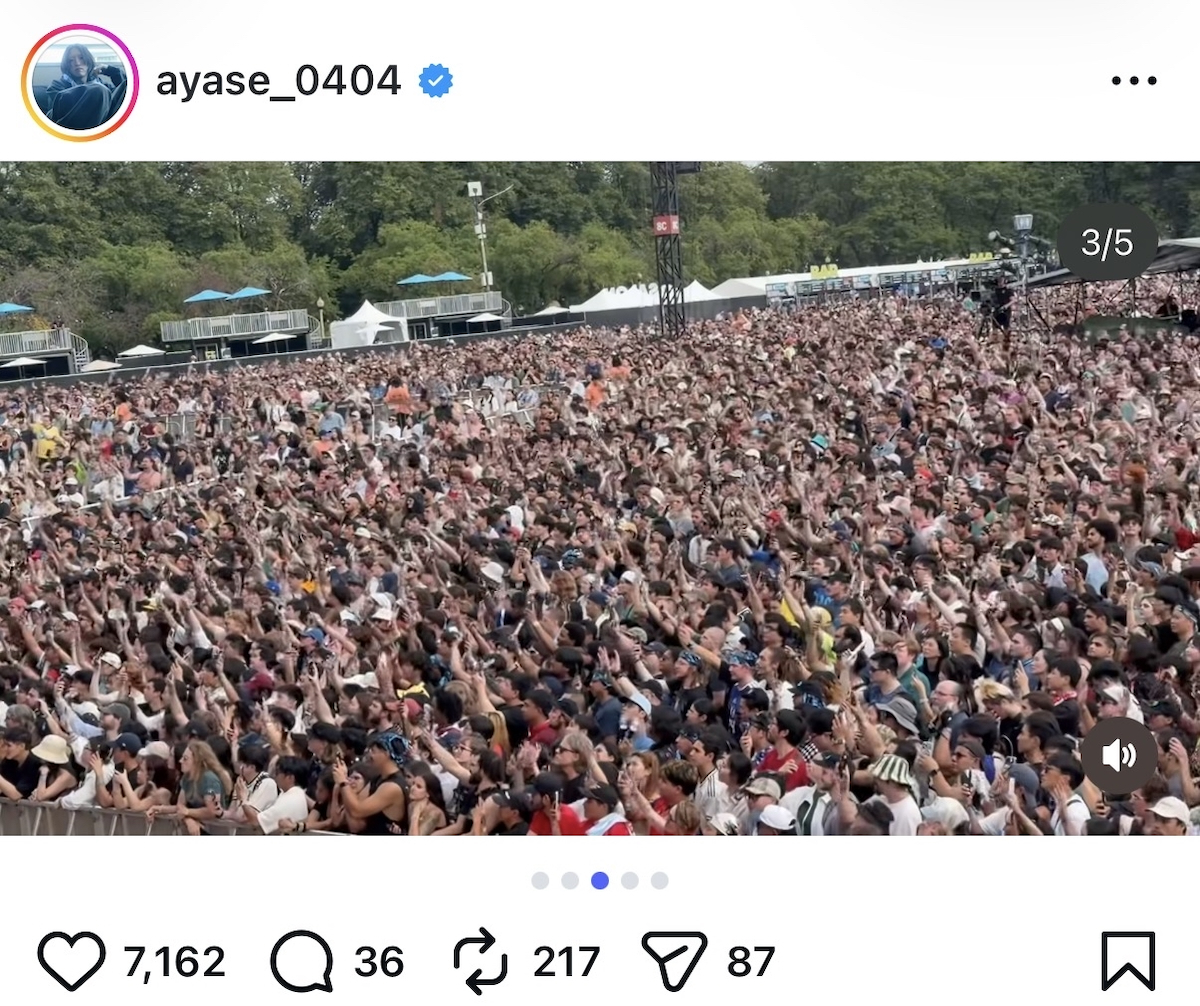 Ayase 公式Instagramより
