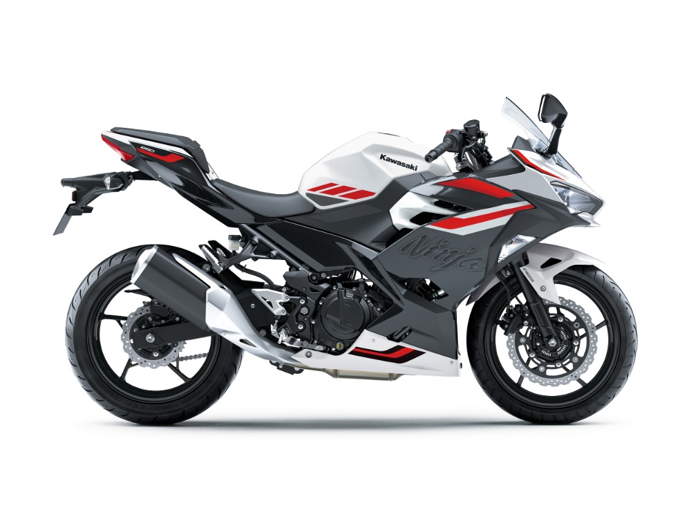 Ninja 250(パールロボティックホワイト×メタリックマグネティックダークグレー)