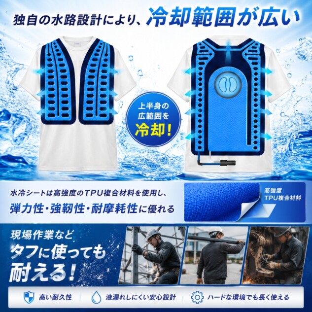 冷却範囲　イメージ