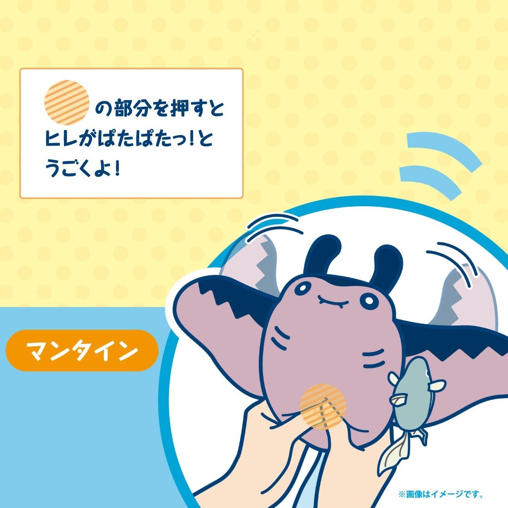 ポケモンのヒレが動くぬいぐるみ登場の画像