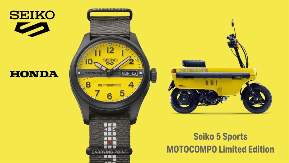 セイコー 5スポーツ×モトコンポ限定モデル発売