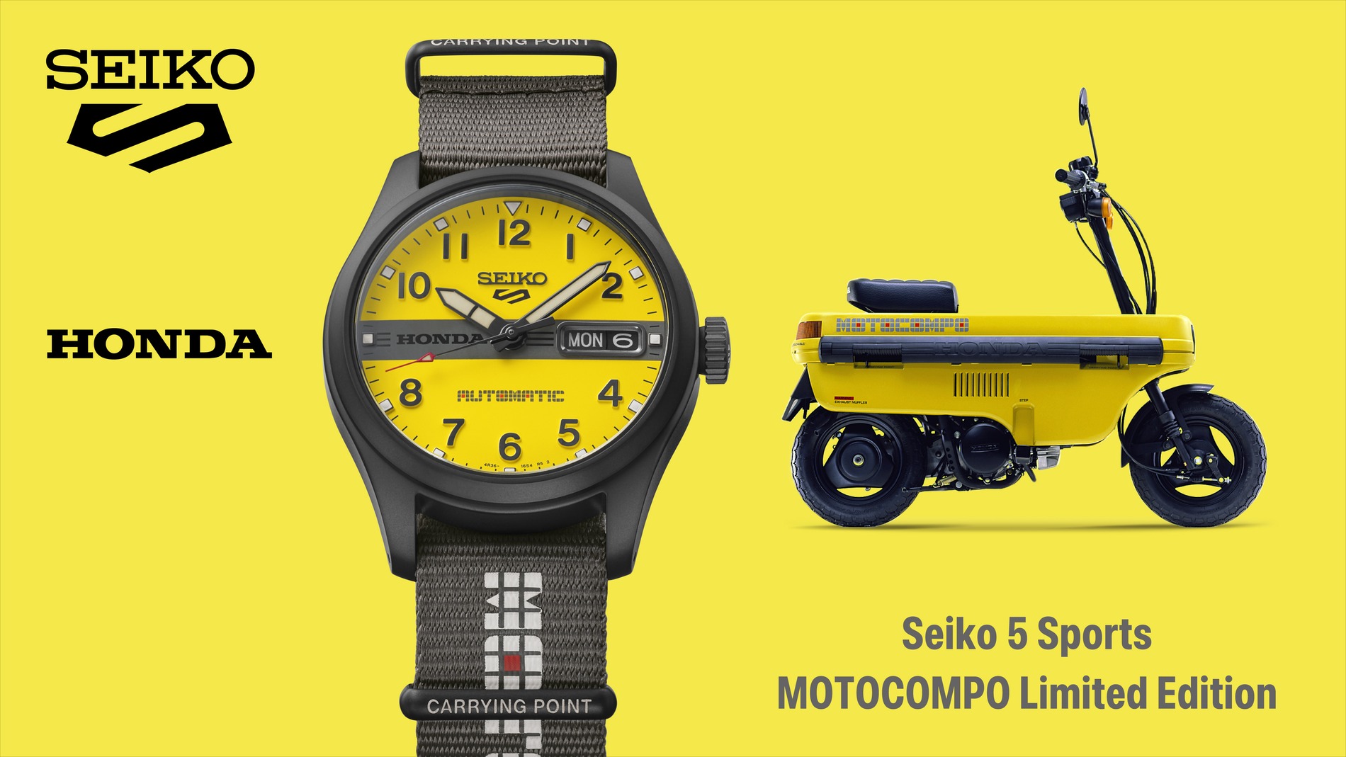 セイコー 5スポーツ×モトコンポ限定モデル発売