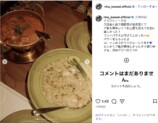 川栄李奈、デコルテ露わなグルメオフショットの画像