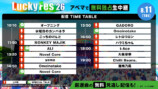 8月11日（火・祝）DAY4 タイムテーブル