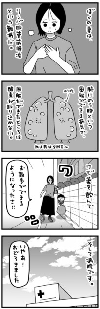 【漫画】難病の妻との旅行