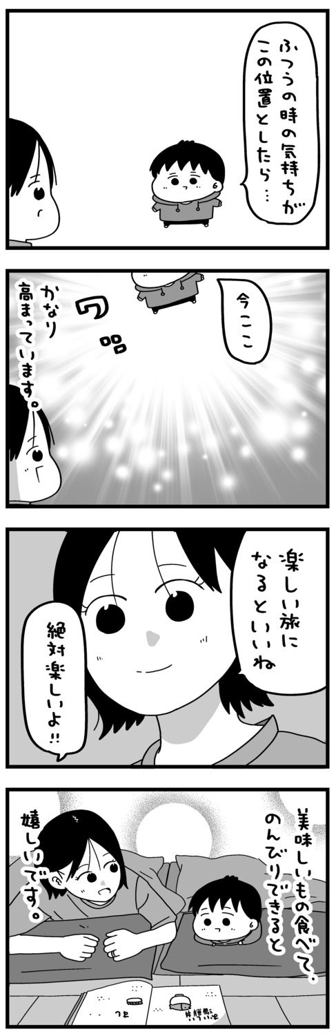 【漫画】難病の妻との旅行の画像