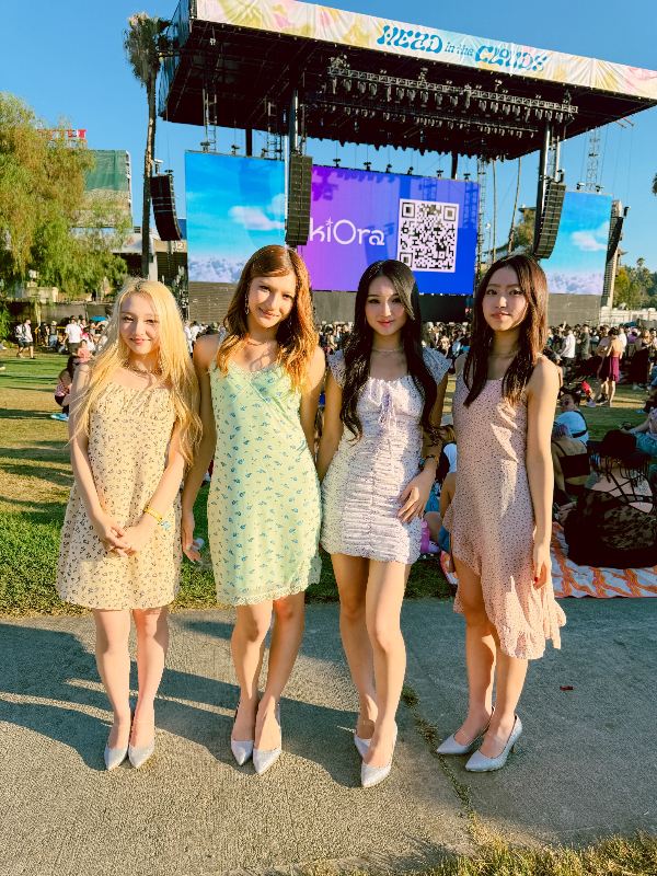 kiOra 『HEAD IN THE CLOUDS Music & Arts Festival』LA会場にて