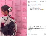 森香澄、赤い花柄浴衣でイベント満喫の画像