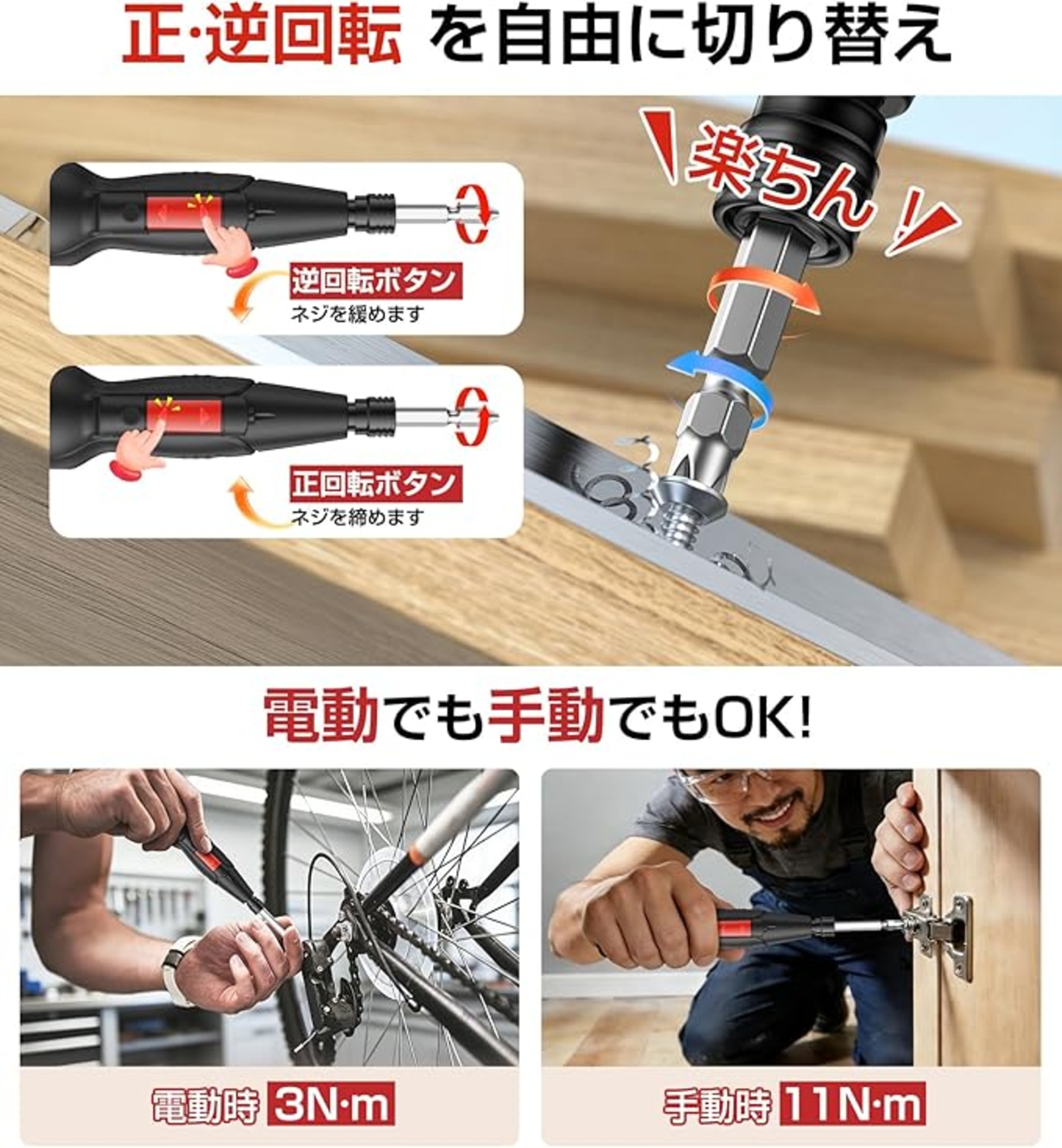 FUUJOYが新型電動ドライバー発売の画像