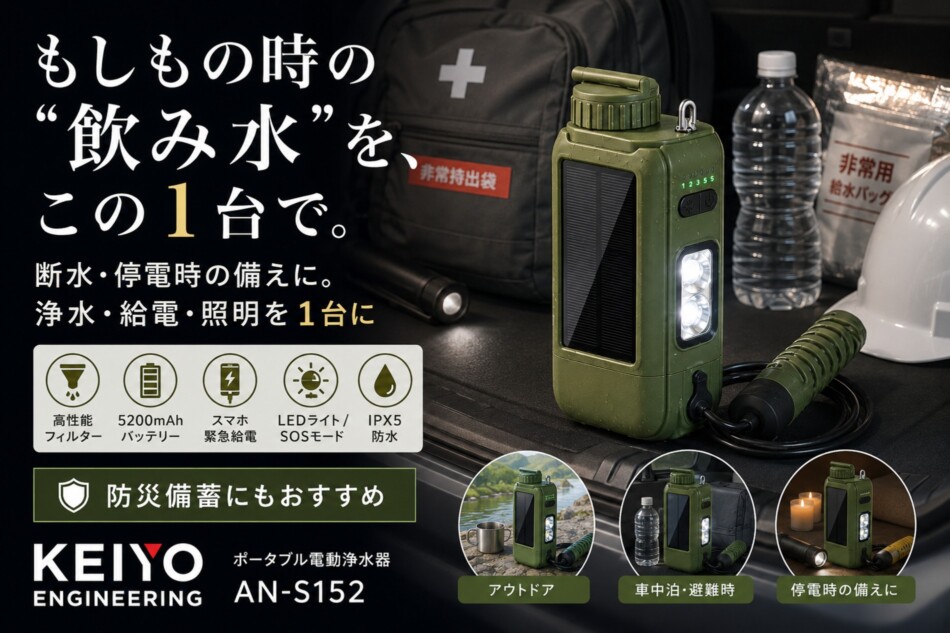 KEIYOの多機能浄水器『AN-S152』