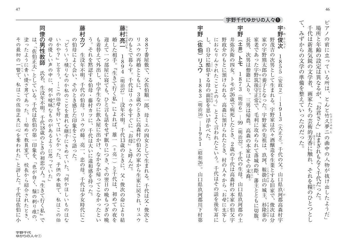 宇野千代の生涯辿る解説書刊行の画像