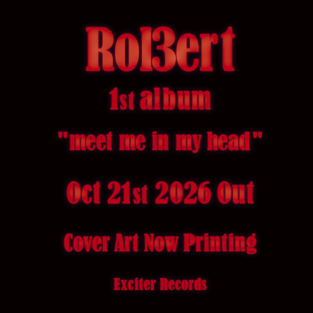Rol3ert　アルバムリリース告知画像